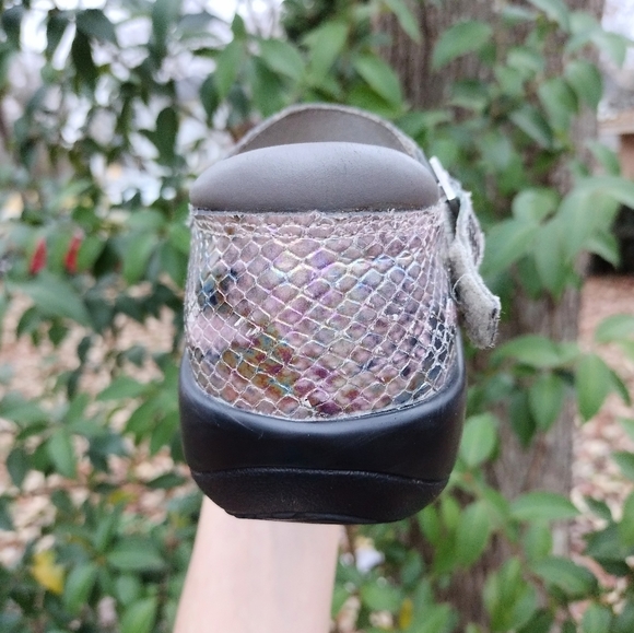 ALEGRIA SZ 38IRIDESCENT KYRA MARYJANE MOCK SNAKE COMFORT SHOE - Picture 8 of 11